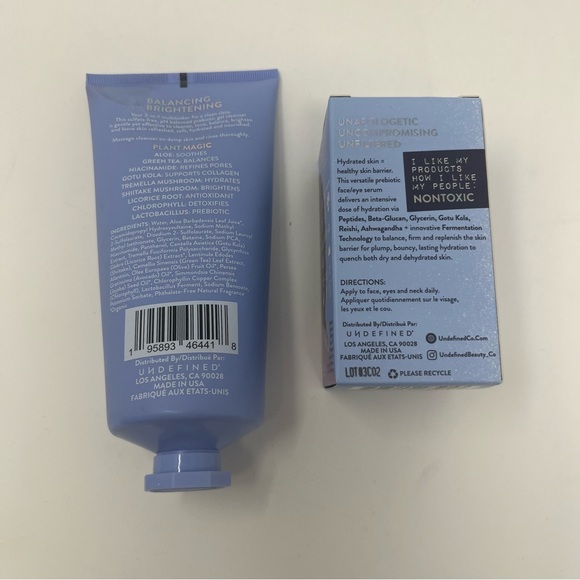 NWT UNDEFINED BEAUTY R&R 8 FL OZ CLEANSER AND 1 FL OZ HYDRO JELLY - Picture 7 of 12